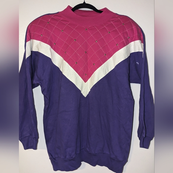 Vintage NWT 80s Sweatshirt - Picture 3 of 5